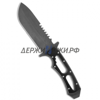 Нож BOA-Breacher Knife Black-Ops Amphibious Black D2 Medford MF/BOA Breacher DP OxBk-ALBk-KyBk